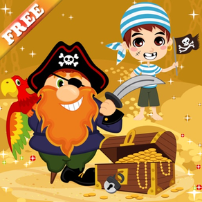 어린이와 유아를위한 해적 게임 !  무료 해적 게임