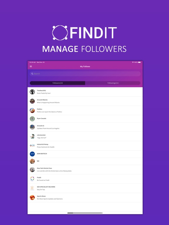 Findit Right Now App poster