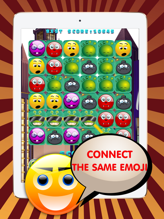 Emoji Blitz Connect Match 3 : Emoticon Line Puzzle poster