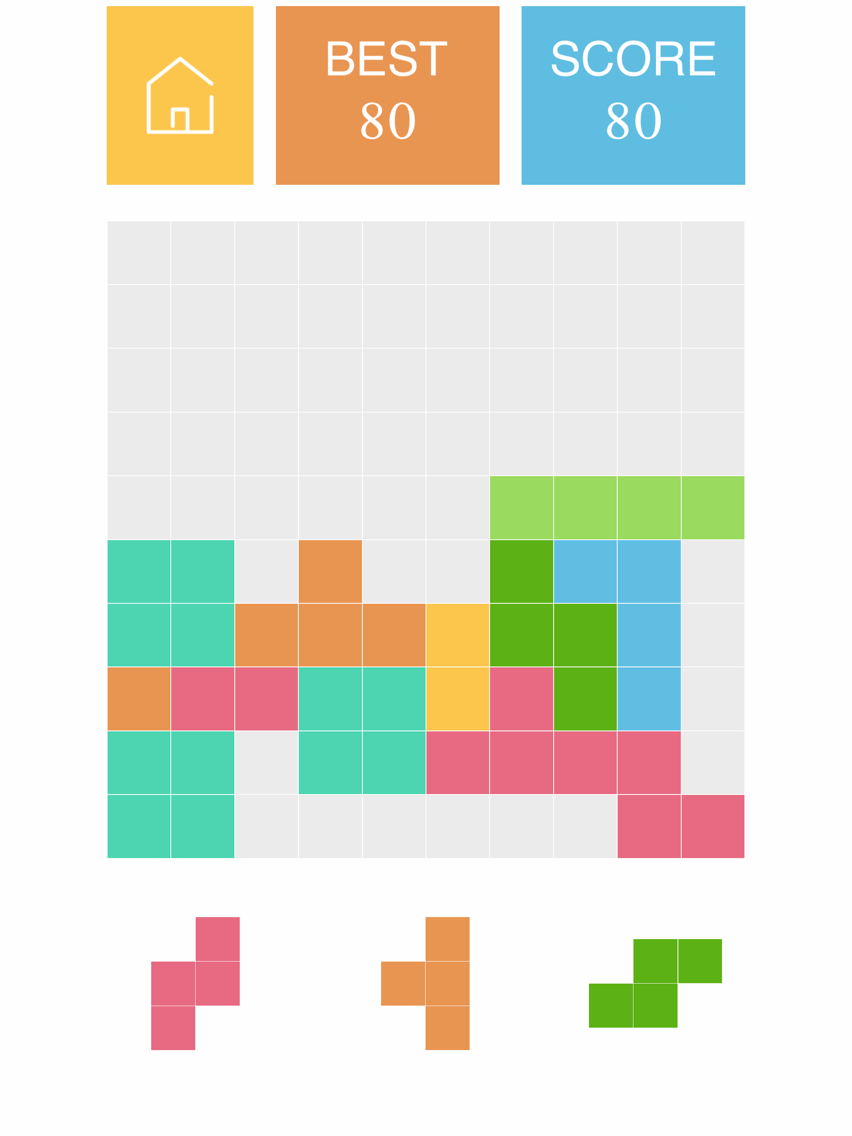 Block Elimination 2 Free great puzzle brick game for iOS (iPhone/iPad