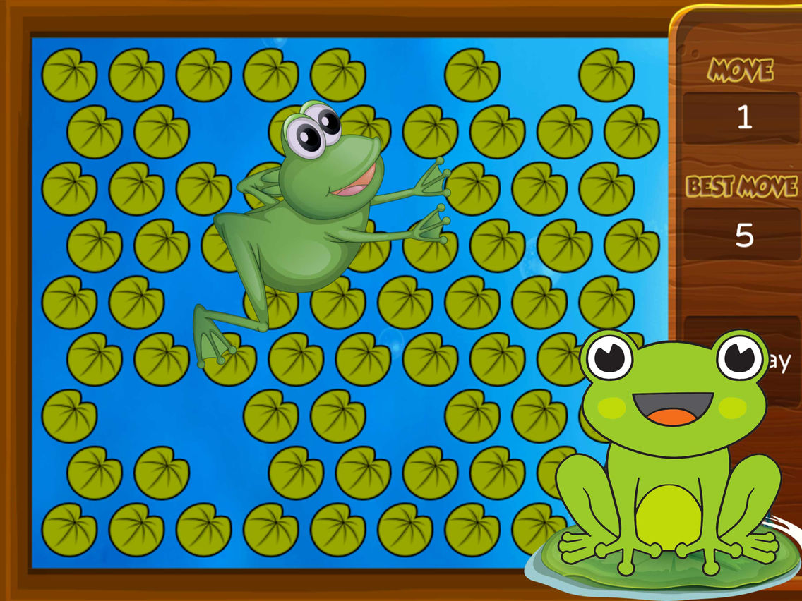 Puzzle Frog Pond - Doodle poster