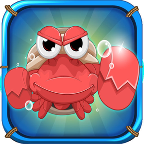 An Undersea Glider: Crab Launching Game with Ocean Water Glide