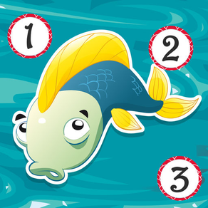 A Fishing Counting Game for Children to learn and play with freshwater fish