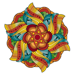 Coloriage Mandala Magique