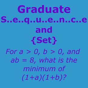 Graduate Sequence and Set Practice