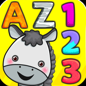 Alphabet learning toddler game