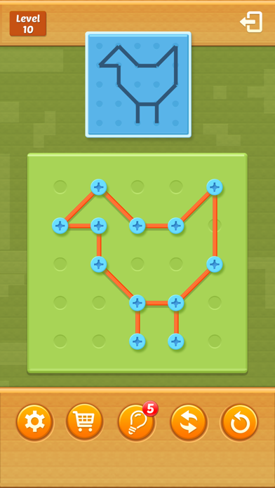 輪ゴムのパズル ポスター