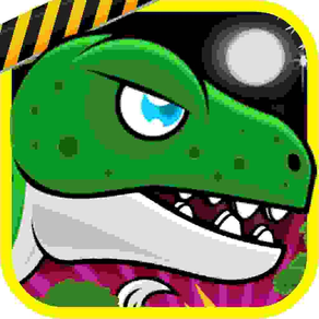 恐竜アドベンチャー：クラシック格闘し、実行シューティングゲーム
