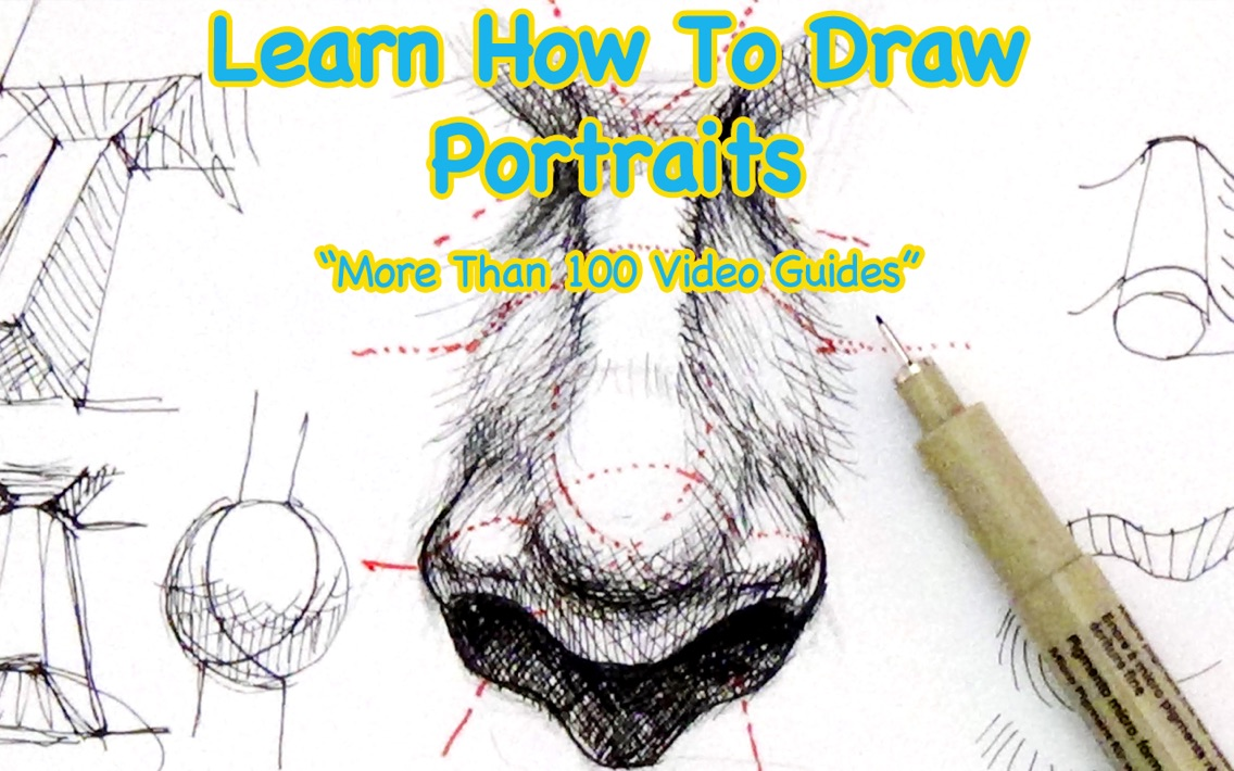 Learn How To Draw Portraits poster