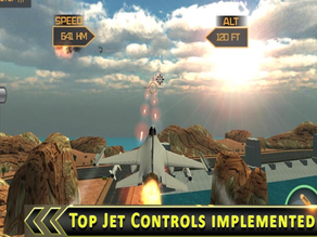 Jet Fighter Air Driver Simulation