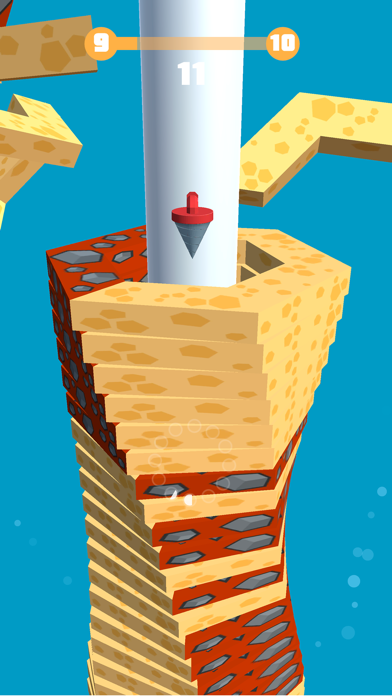 Stack Helix: Drill Ball Fall poster