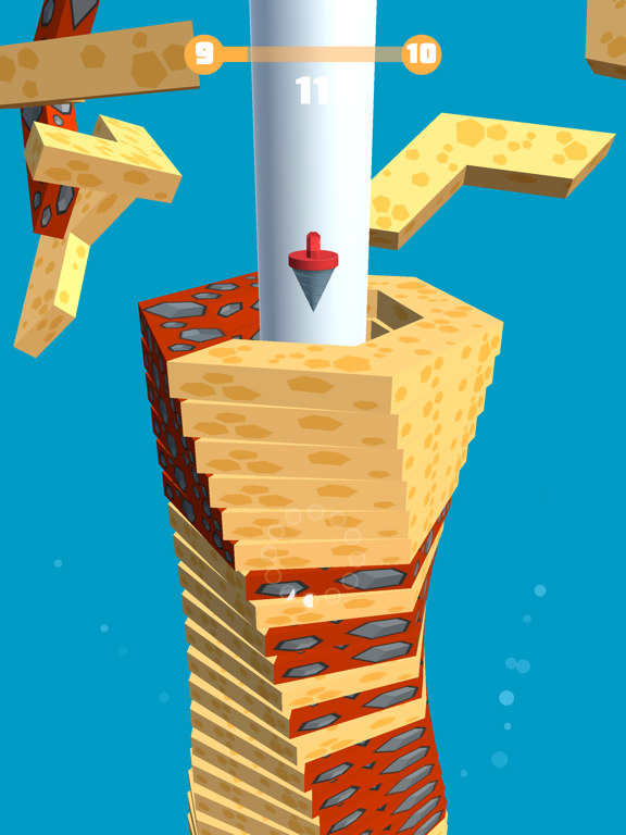 Stack Helix: Drill Ball Fall poster