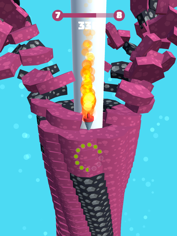 Stack Helix: Drill Ball Fall poster