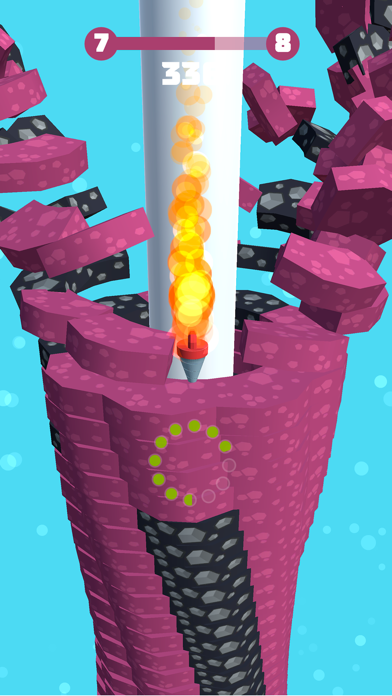 Stack Helix: Drill Ball Fall poster