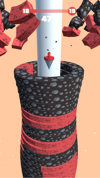 Stack Helix: Drill Ball Fall poster