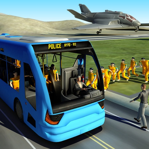 囚人 輸送 バス シム 3D