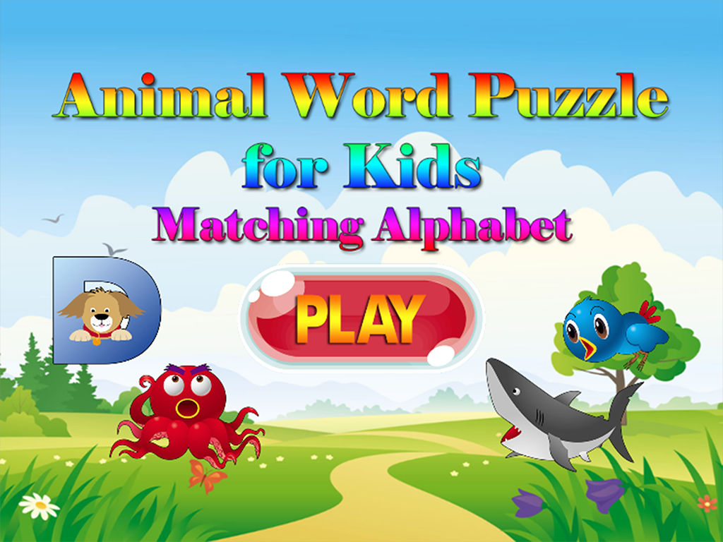 Animal Word Puzzle for Kids - Matching Vocabulary Learning Game for iOS