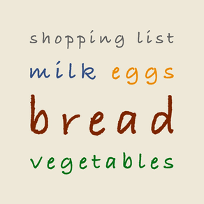 Shopping List - Grocery List