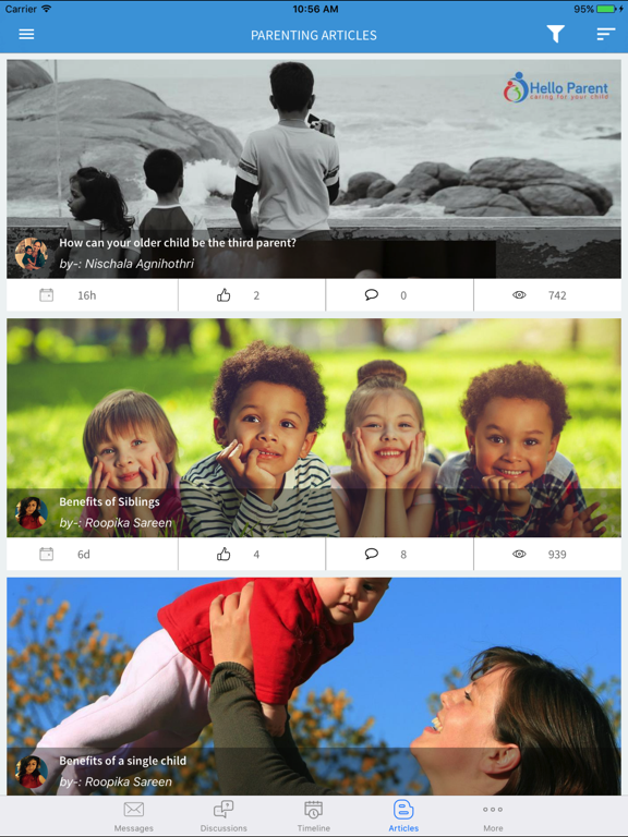 Hello Parent App poster