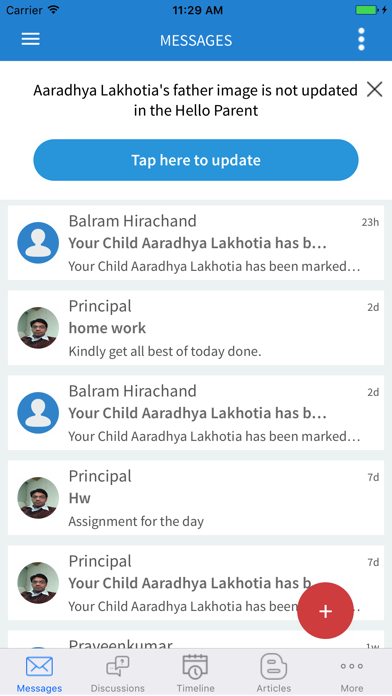 Hello Parent App poster