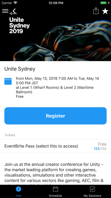 Unity Meetup poster