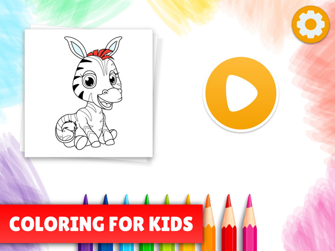 Color drawing pages for kids for iOS (iPhone/iPad) - Free Download at ...
