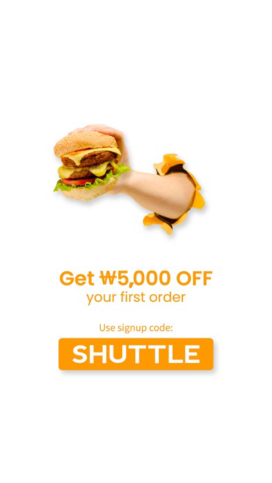 Shuttle: Food Delivery Korea poster