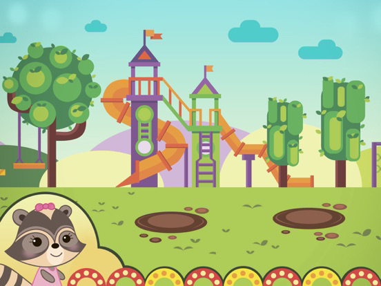 Laden Sie Baby Raccoon : Adventure On Playground für iOS (iPhone/iPad