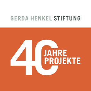 Gerda Henkel Stiftung, 40 Jahre – 40 Projekte