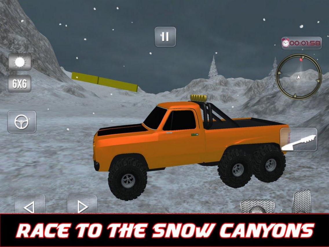 Snow SUV 4X4 Driving poster