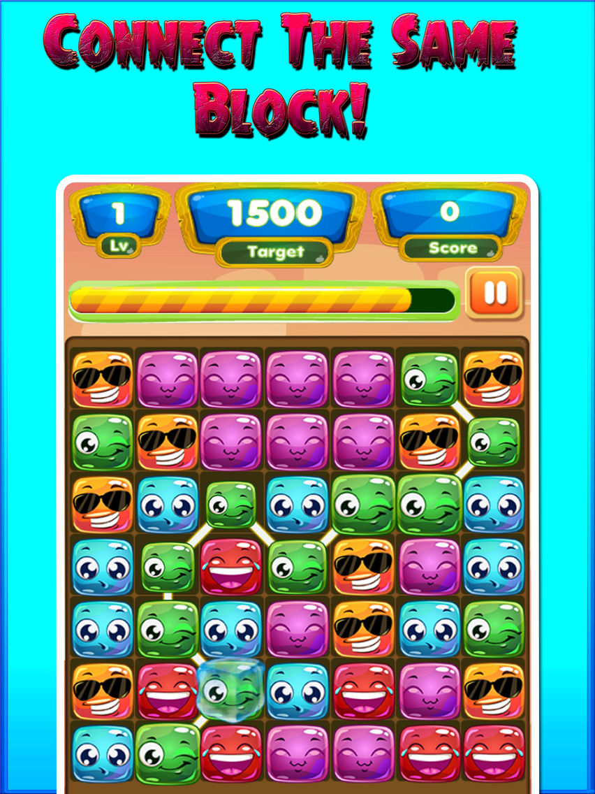 Block Connect - Connect Jelly Blocks Puzzle Game poster