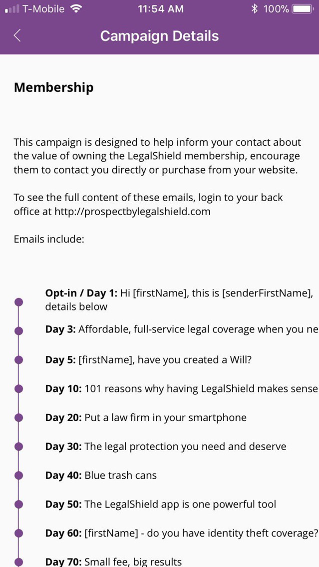 LegalShield Prospect poster