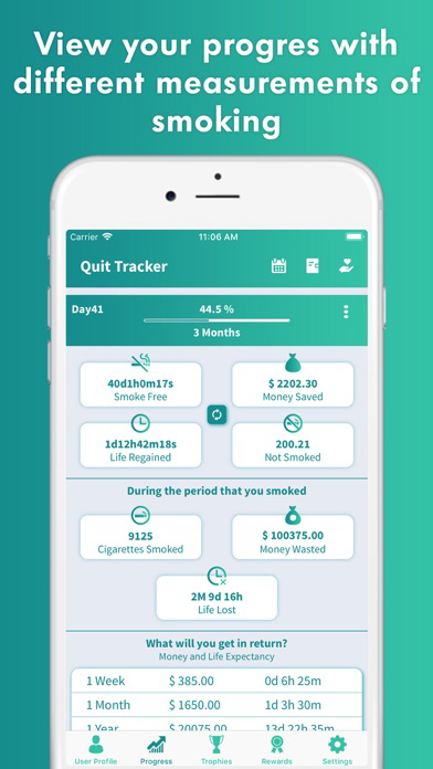 Stop Smoking Tracker poster