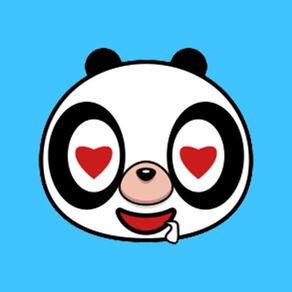 Lovely Panda Animated Stickers
