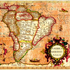 Les pays d'Amérique & Caraïbes - Drapeaux et carte