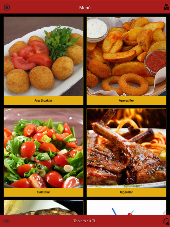 Mobile Tablet Menu poster