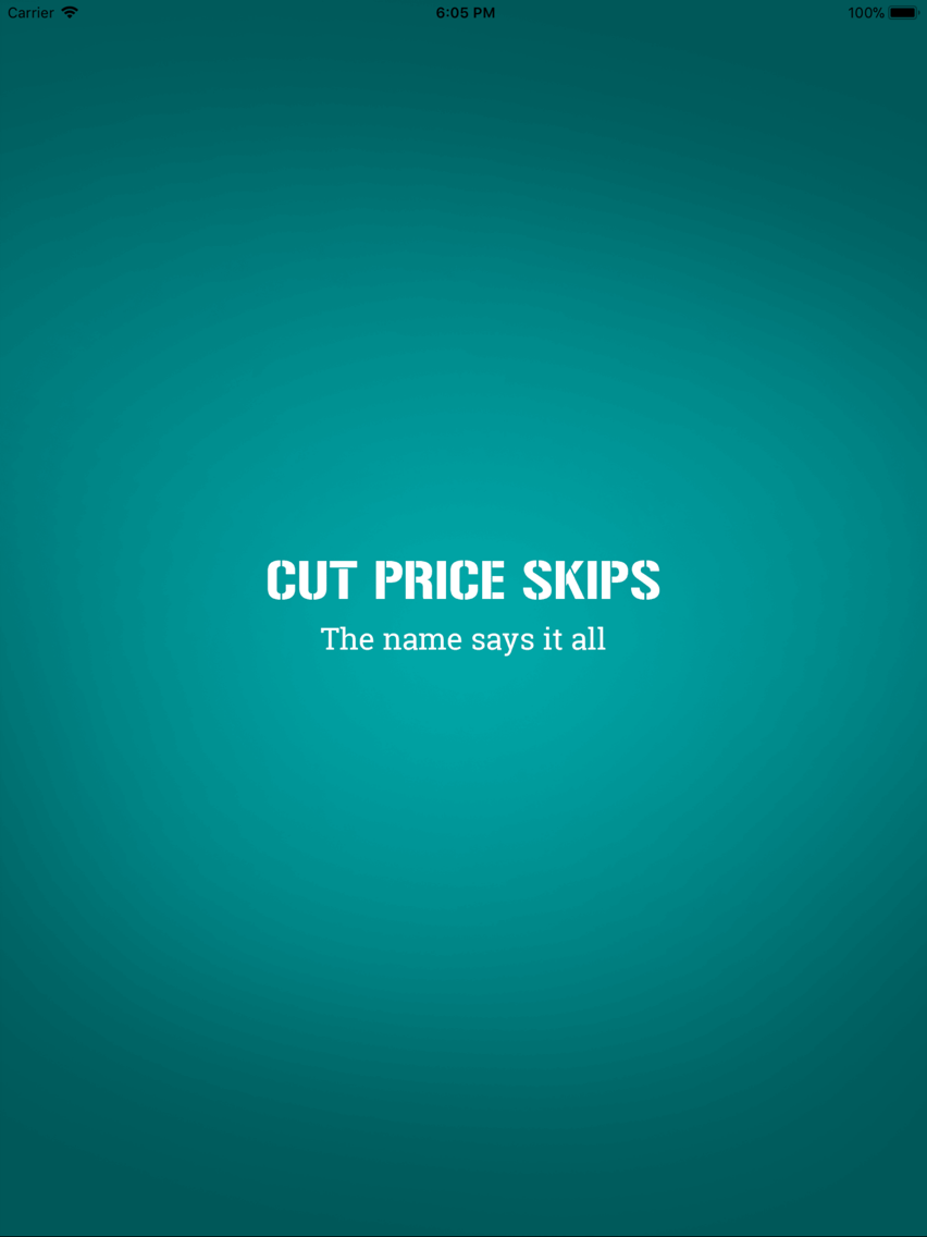 Cut Price Skips poster