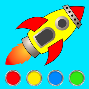 Kids Doodle: Coloring Book Space Game For Kids