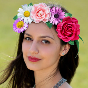 Flower Wedding Crown Hairstyle Cool Photo Editor