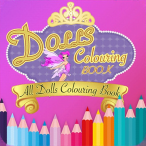 Dolls Colouring Book