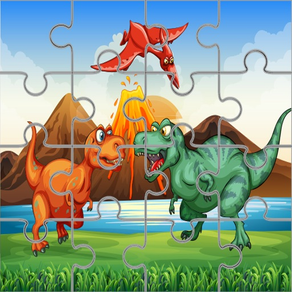 Puzzle jogos do dinossauro Dino para crianças Cria