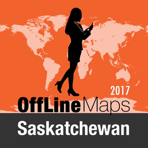 Saskatchewan Offline Map and Travel Trip Guide