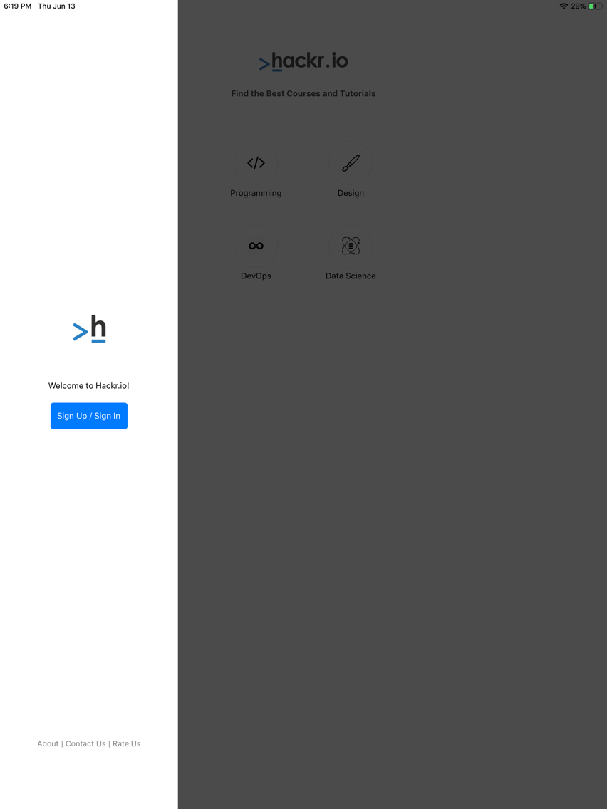 Hackr.io poster