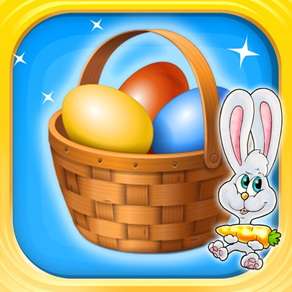 가족 및 친구에 대한 부활절 달걀 버니 매치 게임 Easter Eggs Match Game