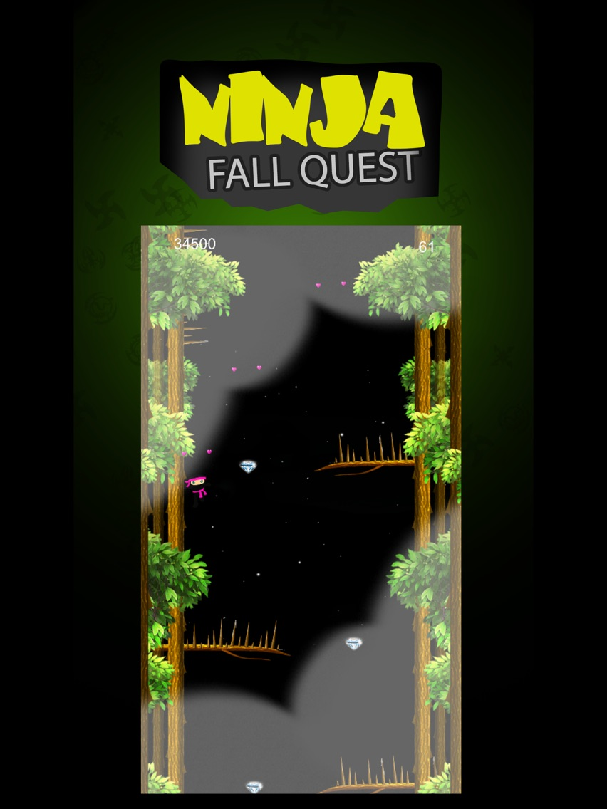 Ninja Fall Quest Free Edition poster