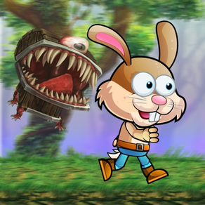 little cute bunny shoot monster - 可愛的 兔子 兔跳 宠物