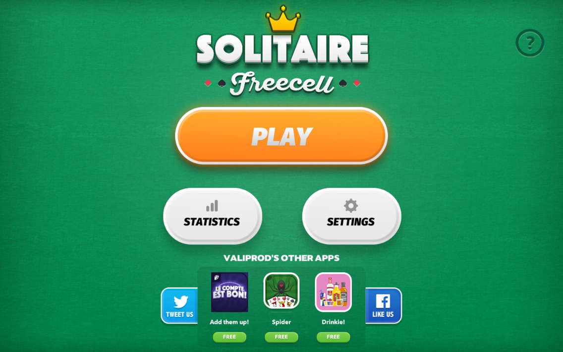 Solitaire Freecell card game for iOS (iPhone) Latest Version at 1.99