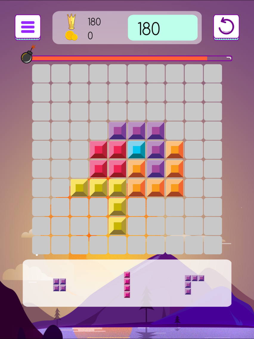 Gridblock - 10/10 Jigsaw Grid Block Logic Puzzle poster