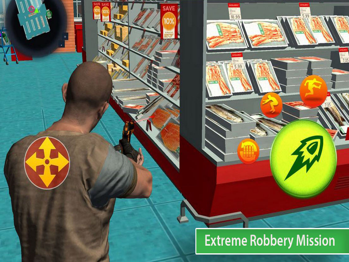 Robbery Crime Supermarket City poster