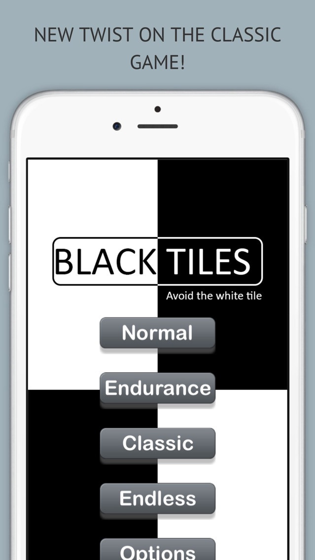 Black Tiles (Avoid the white tiles!) poster